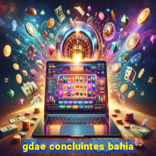 gdae concluintes bahia